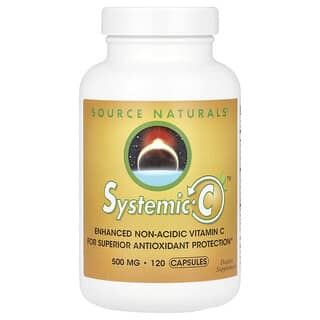 Source Naturals, Systemic C™, 1,000 mg, 120 Capsules (500 mg per Capsule)