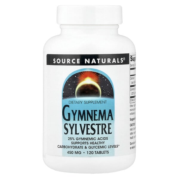 Source Naturals, Gymnema Sylvestre, 450 mg, 120 Tablets — product photo 1