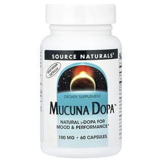 Source Naturals, Mucuna Dopa™, 100 mg, 60 Kapseln