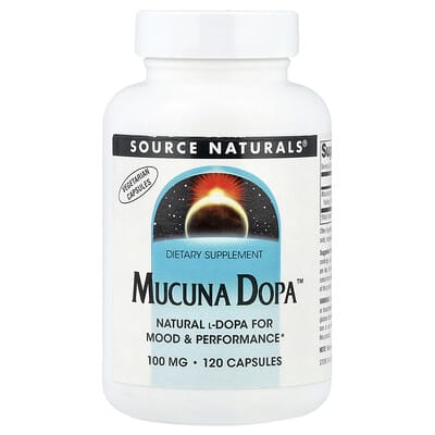 Source Naturals, L-Dopa Supplement, 100 mg, 120 Tablets