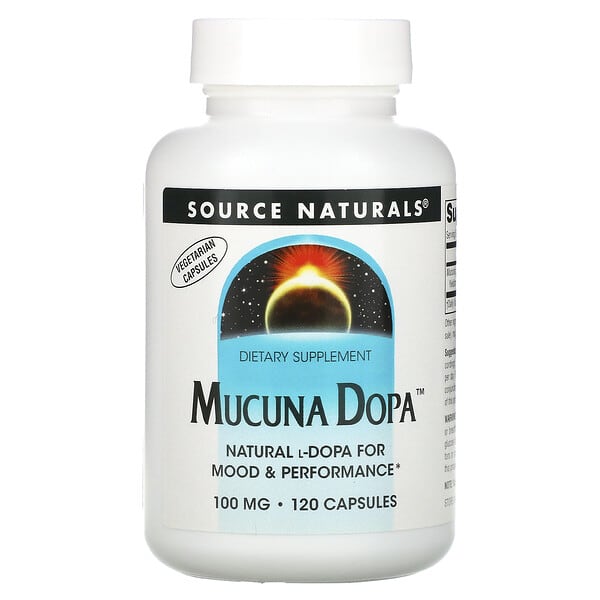 Source Naturals, Mucuna Dopa, 100 mg, 120 cápsulas