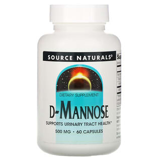 Source Naturals, D-Manosa, 500 mg, 60 Cápsulas