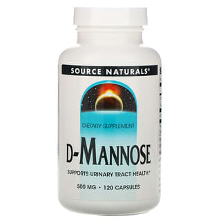 Source Naturals, D-Mannose, 500 mg, 120 Capsules