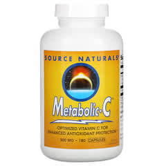 Source Naturals, Metabolic C，500 毫克，180 粒膠囊