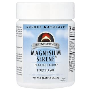 Source Naturals, Magnesium Serene, Peaceful Body, Berry Flavour, 5 oz (141.7 g)