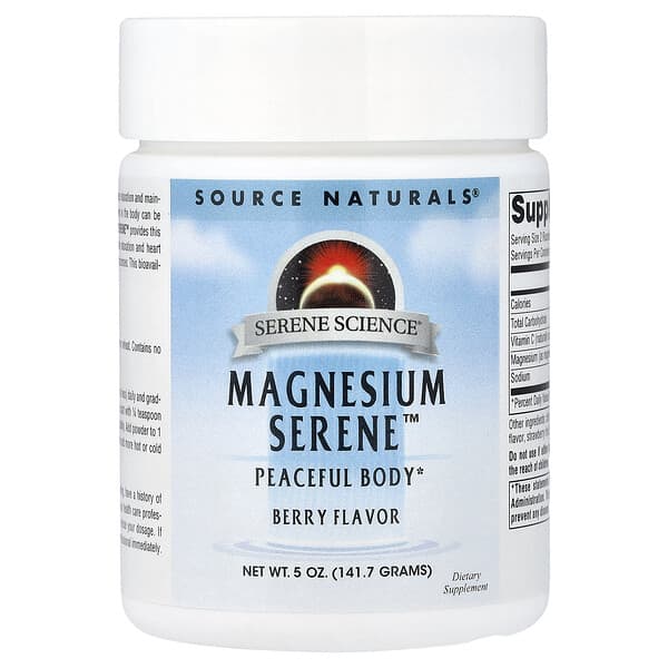 Magnesium Serene™, Peaceful Body, Berry, 5 oz (141.7 g)