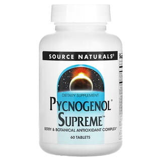 Source Naturals, Pycnogenol Supreme, 60 comprimidos