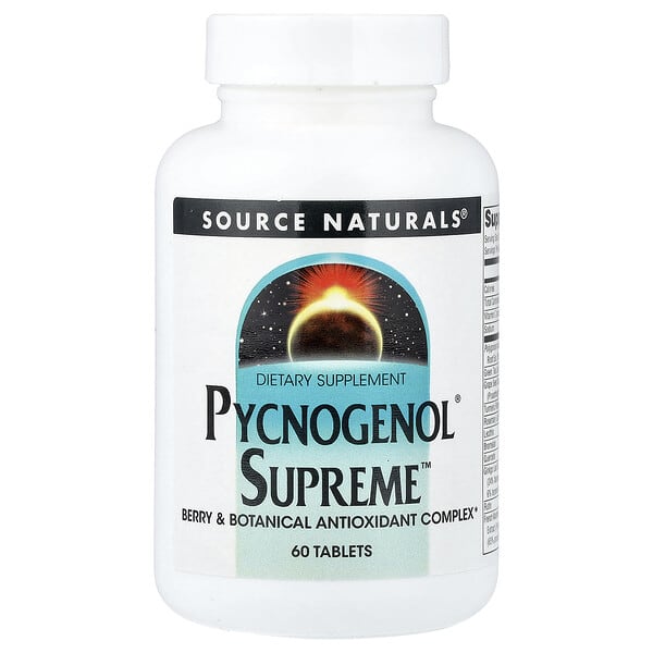 Source Naturals, Pycnogenol® Supreme™, 60 Tablets
