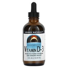 Source Naturals, Vitamine D-3, 118,28 ml
