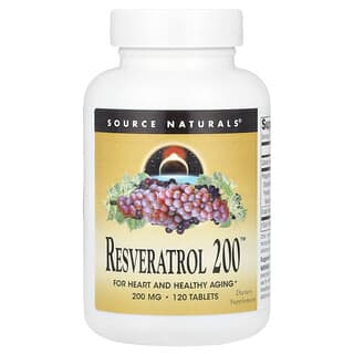 Source Naturals, Resveratrol 200™, 200 mg , 120 Tablets