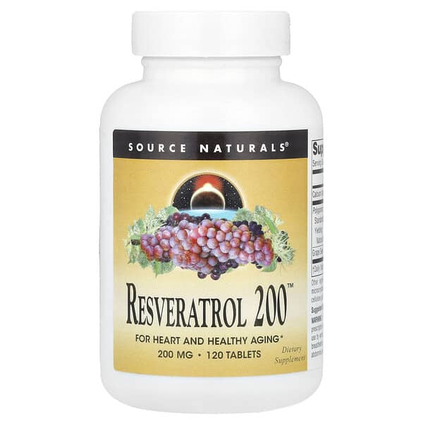 Resveratrol 200™, 200 mg, 120 Tablets