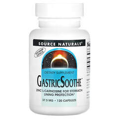 Source Naturals, GastricSoothe, magenberuhigende Wirkung, 37,5 mg, 120 Kapseln