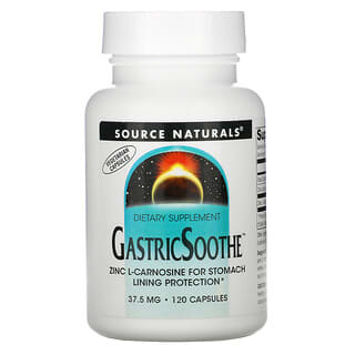 Source Naturals, GastricSoothe, magenberuhigende Wirkung, 37,5 mg, 120 Kapseln