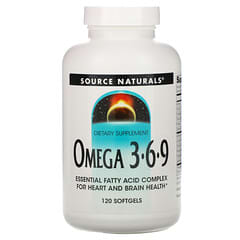 Source Naturals, Omega 3-6-9, 120 cápsulas blandas