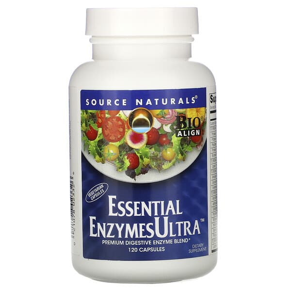 Source Naturals, Essential EnzymesUltra（エッセンシャルエンザイムウルトラ）、120粒