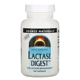 Source Naturals, Lactase Digest, 180 Cápsulas