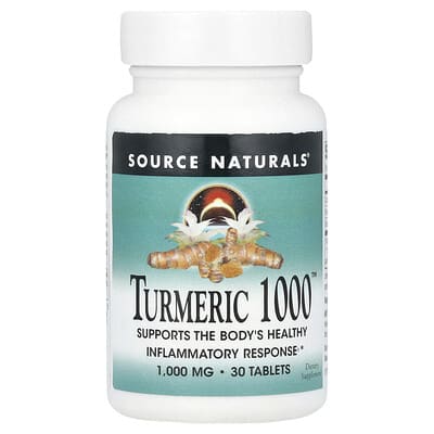Source Naturals, Turmeric 1000™, 1000 mg, 30 Tablets