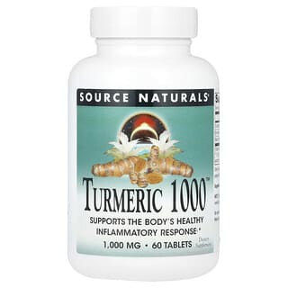 Source Naturals, Turmeric 1000™, Turmeric 1000™, 1000 mg, 60 comprimidos