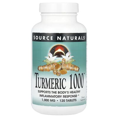 Source Naturals, Turmeric 1000™, 1,000 mg, 120 Tablets