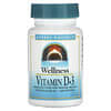 Wellness, Vitamin D-3, 50 mcg (2,000 IU), 200 Softgels
