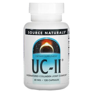Source Naturals, UC-II, 40 мг, 120 капсул