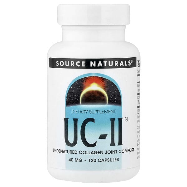 Source Naturals, UC-II，40 毫克，120 粒膠囊