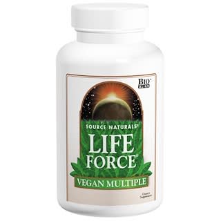 Source Naturals, Life Force, Vegan Multiple, 120 таблеток