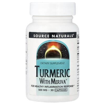 Source Naturals, Turmeric with Meriva, 500 mg, 30 Capsules