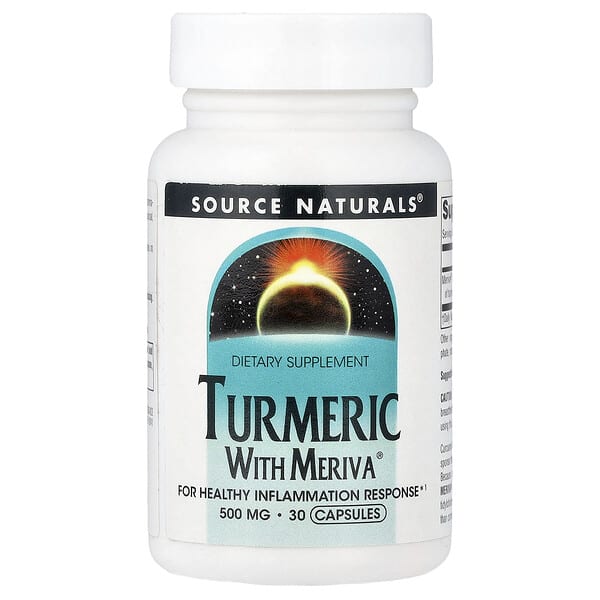 Turmeric With Meriva®, 500 mg, 30 Capsules