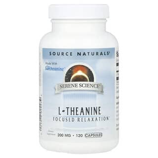 Source Naturals, Serene Science®，L- 茶氨酸，200 毫克，120 粒胶囊