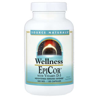 Source Naturals, EpiCor With Vitamin D-3, Ergänzungsmittel mit Vitamin D3, 120 Kapseln
