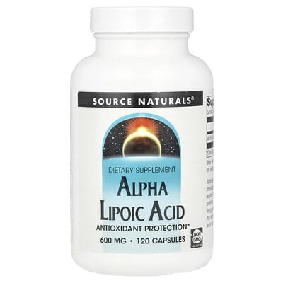 Source Naturals, Alpha Lipoic Acid, 600 mg, 120 Capsules