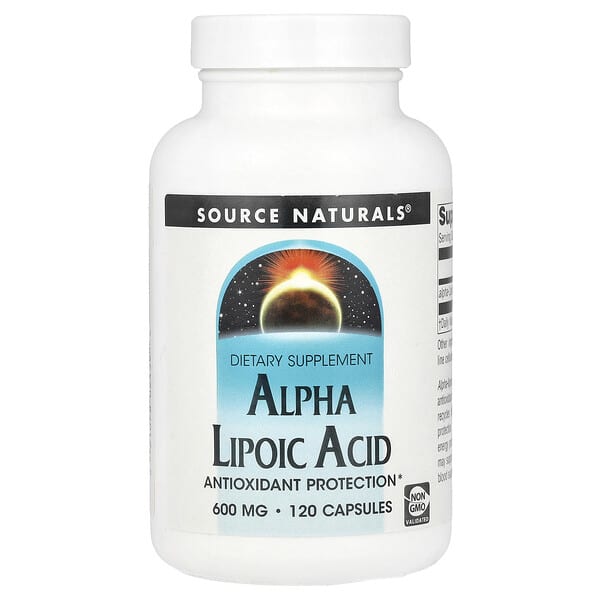 Alpha Lipoic Acid, 600 mg, 120 Capsules