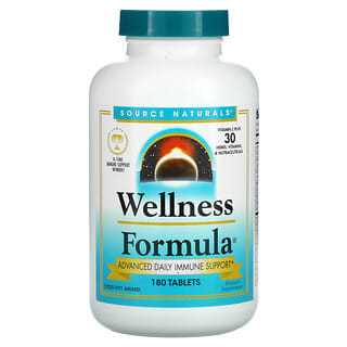 Source Naturals, Wellness Formula, Complexo Herbal Defense, 180 Comprimidos