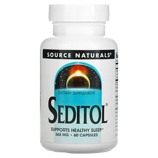 Source Naturals, Seditol睡眠促进胶囊，365毫克，60粒