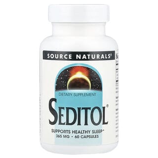 Source Naturals, Seditol（セディトール）、365mg、60粒