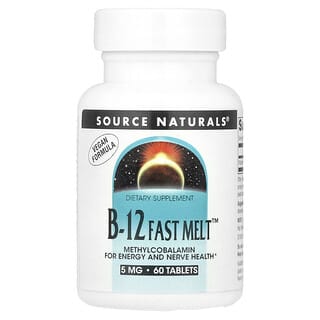 Source Naturals, B-12 Fast Melt, 5 mg, 60 Tabletten