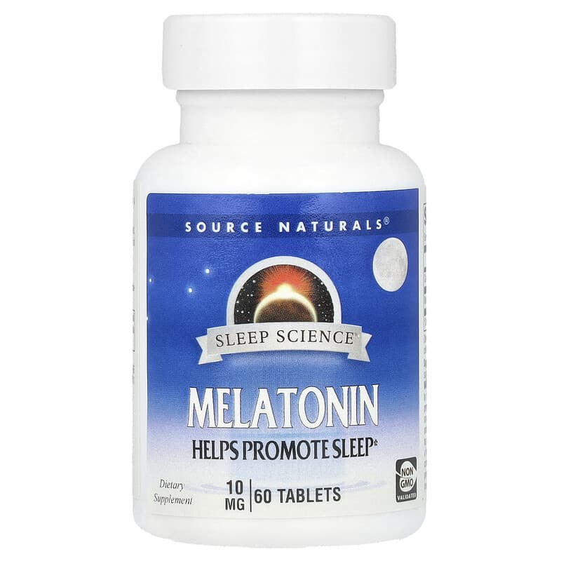 Sleep Science®、メラトニン、10mg、タブレット60粒