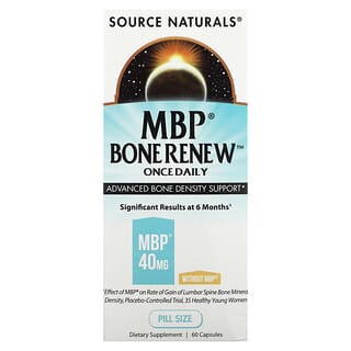 Source Naturals‏, MBP Bone Renew‏, 60 כמוסות
