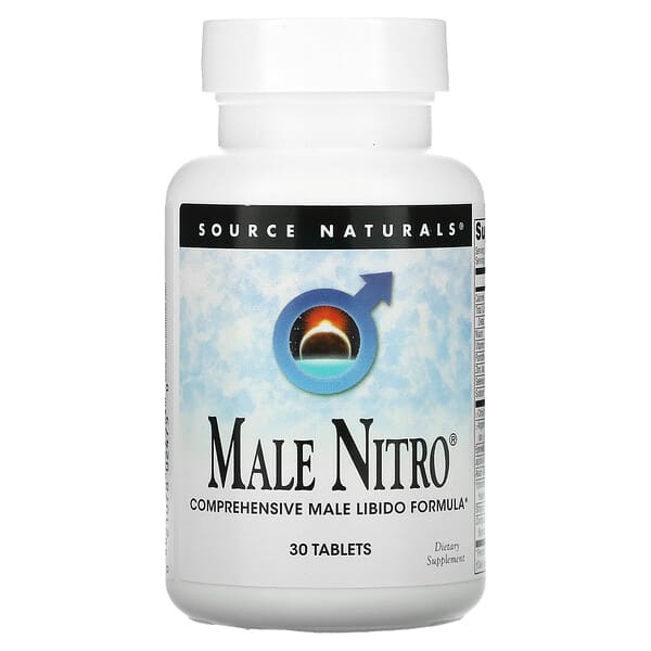 Source Naturals, Nitro pour hommes, 30 comprimés