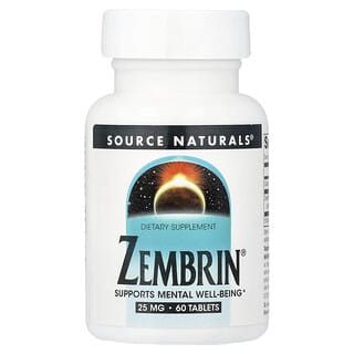 Source Naturals, Zembrin，25 毫克，60 片