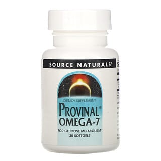 Source Naturals, Provinal（プロビナル）オメガ7、ソフトジェル30粒
