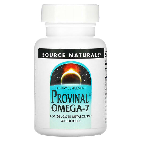 Source Naturals, Provinal（プロビナル）オメガ7、ソフトジェル30粒