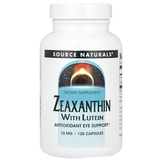 Source Naturals, Zeaxanthin With Lutein, Zeaxanthin mit Lutein, 10 mg, 120 Kapseln