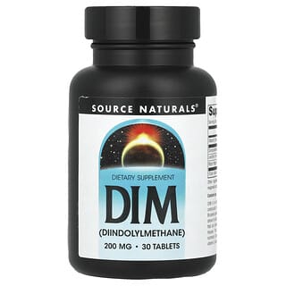 Source Naturals, DIM, 200 mg, 30 Tablets