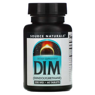 Source Naturals, DIM, 200 mg, 60 comprimés