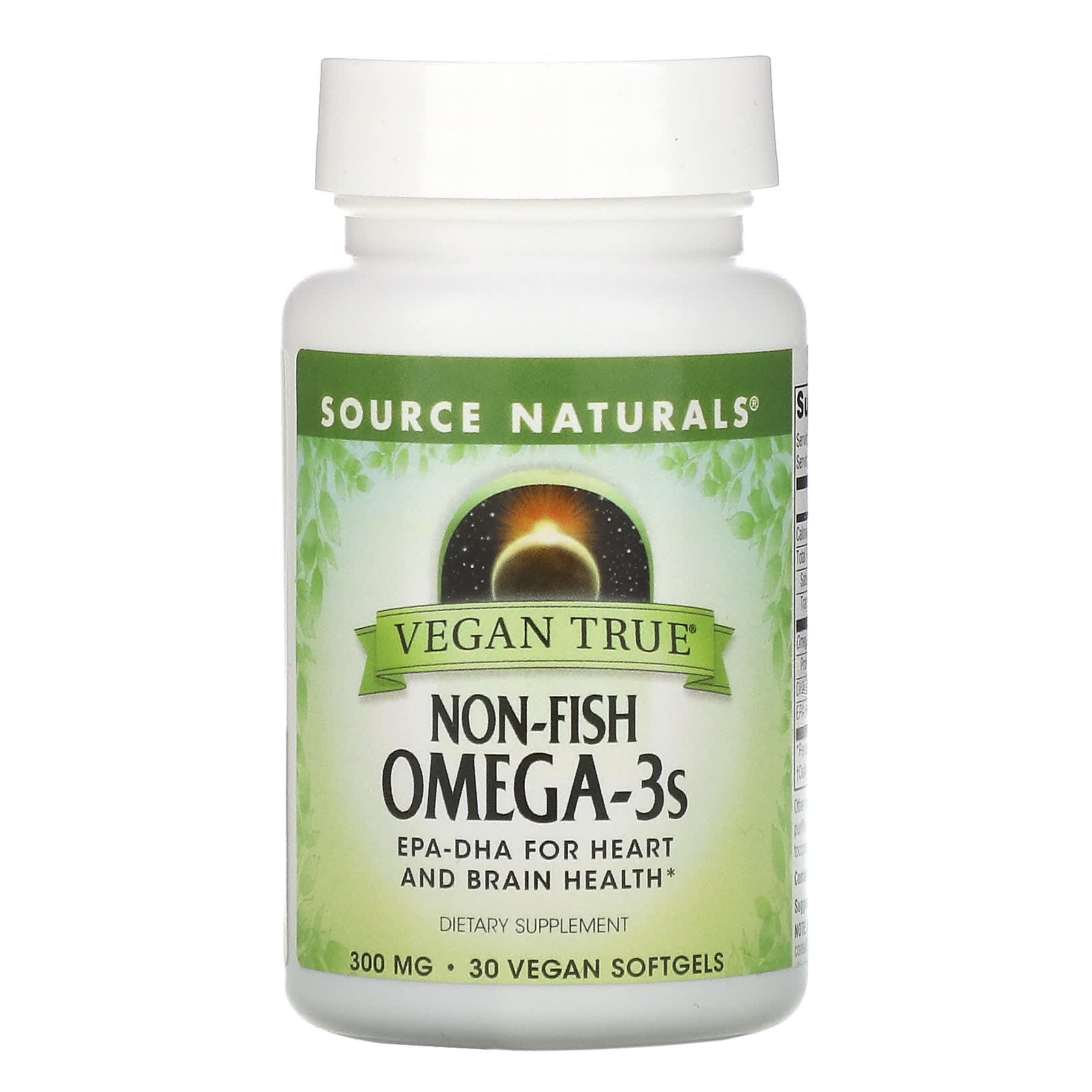 宅配便配送 ソースナチュラルズ ビーガン オメガ-3 EPA-DHA 300mg 90粒 ソフトジェル Source Naturals Vegan  Omega-3s サプリメント 動物性成分不使用 藻由来