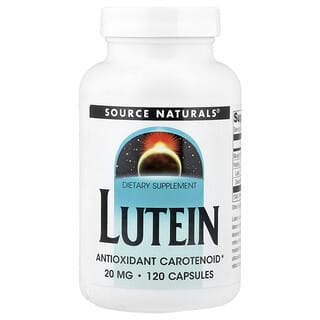 Source Naturals, Lutein, 20 mg, 120 Capsules