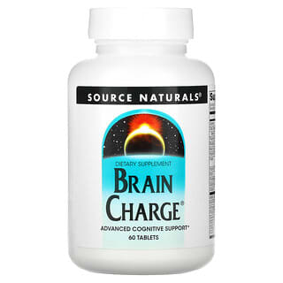 Source Naturals, Brain Charge, kognitive Leistungsfähigkeit, 60 Tabletten