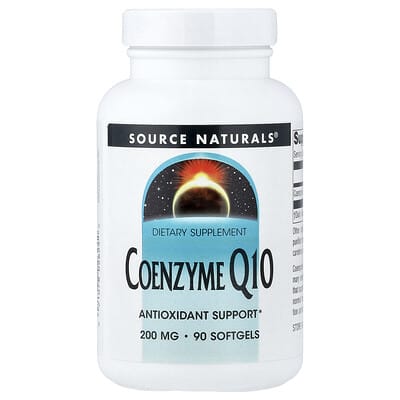 Source Naturals, Coenzyme Q10, 200 mg, 90 Softgels